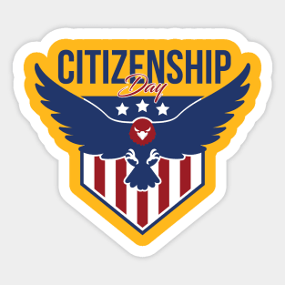 Citizenship Day T-Shirt Sticker